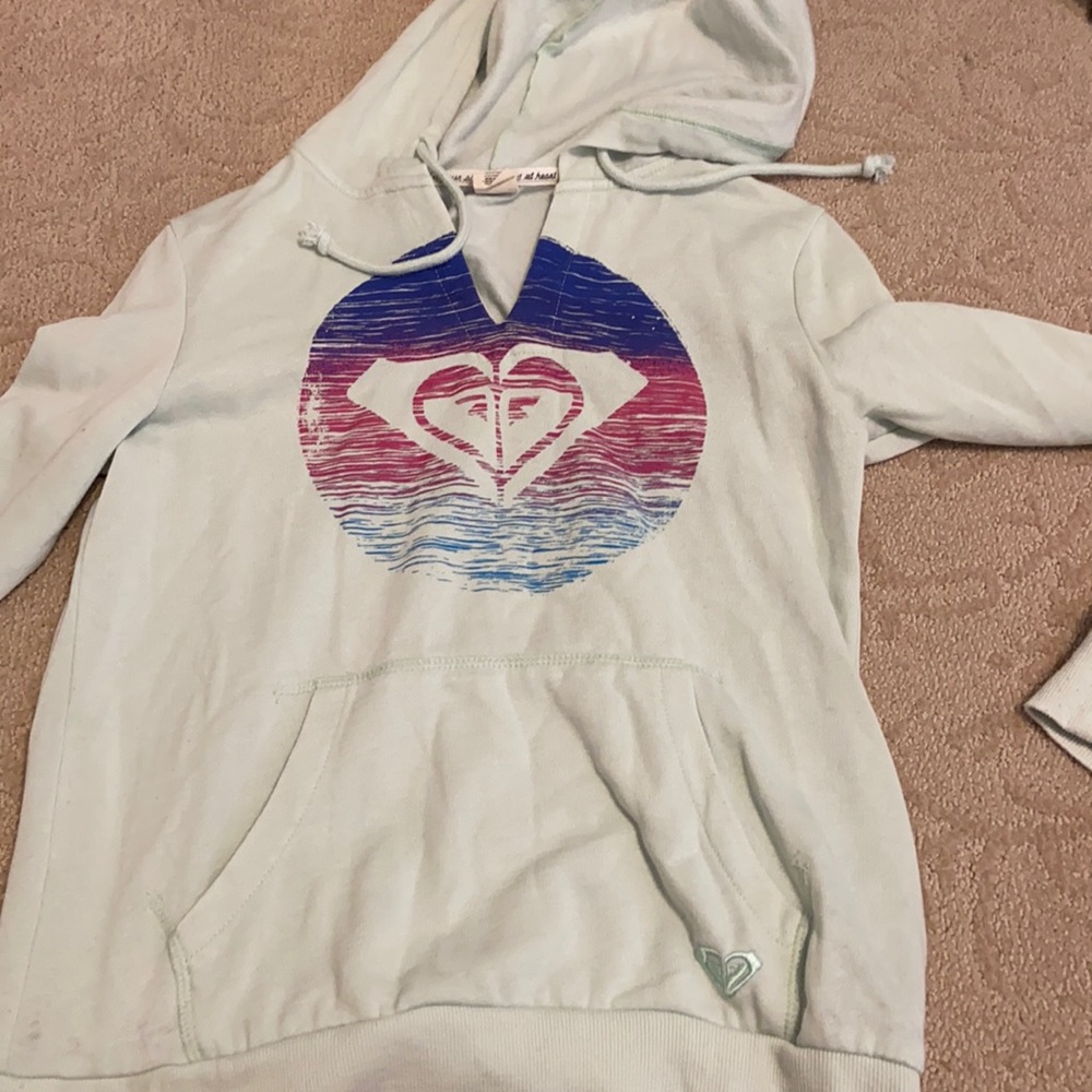Teal graphic sweatshirt